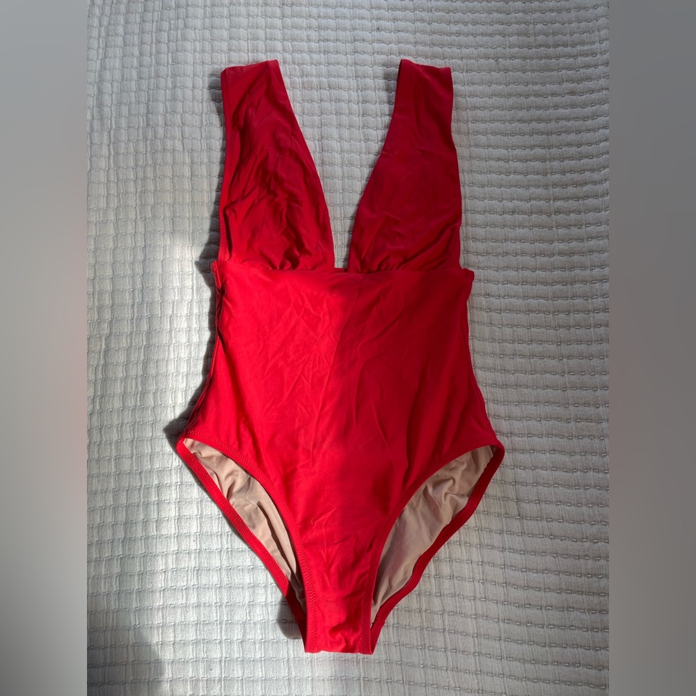 Jcrew Red One Piece, size 4